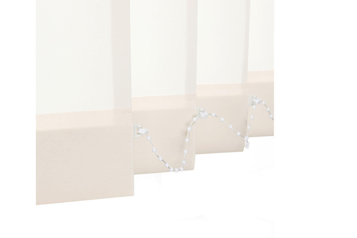 VERTIKALLAMELLEN  - Beigebraun, Basics, Textil (12,5/250cm) - Homeware