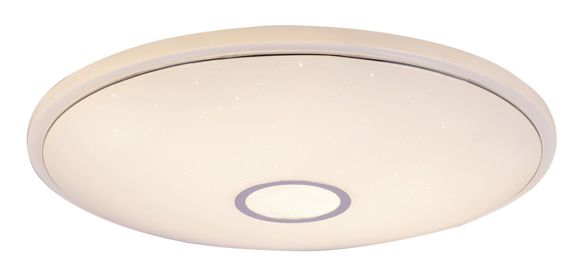 LED-DECKENLEUCHTE 30 W  68/10 cm    - Weiss/Opal, Basics, Kunststoff/Metall (68/10cm) - Globo