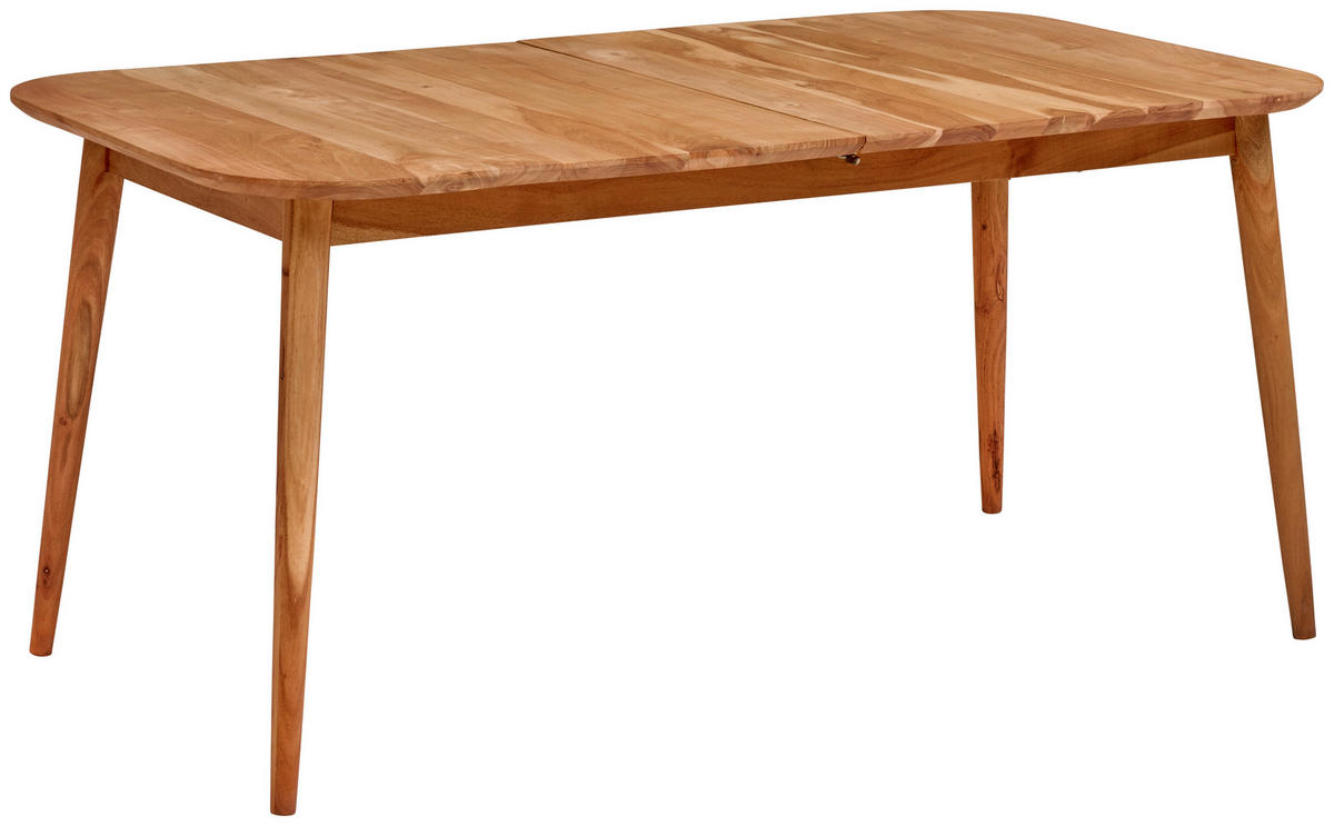 ESSTISCH 200/85/76 cm Echtholz  Holz ausziehbar rechteckig Akaziefarben  - Akaziefarben, MODERN, Holz (200/85/76cm) - Livetastic