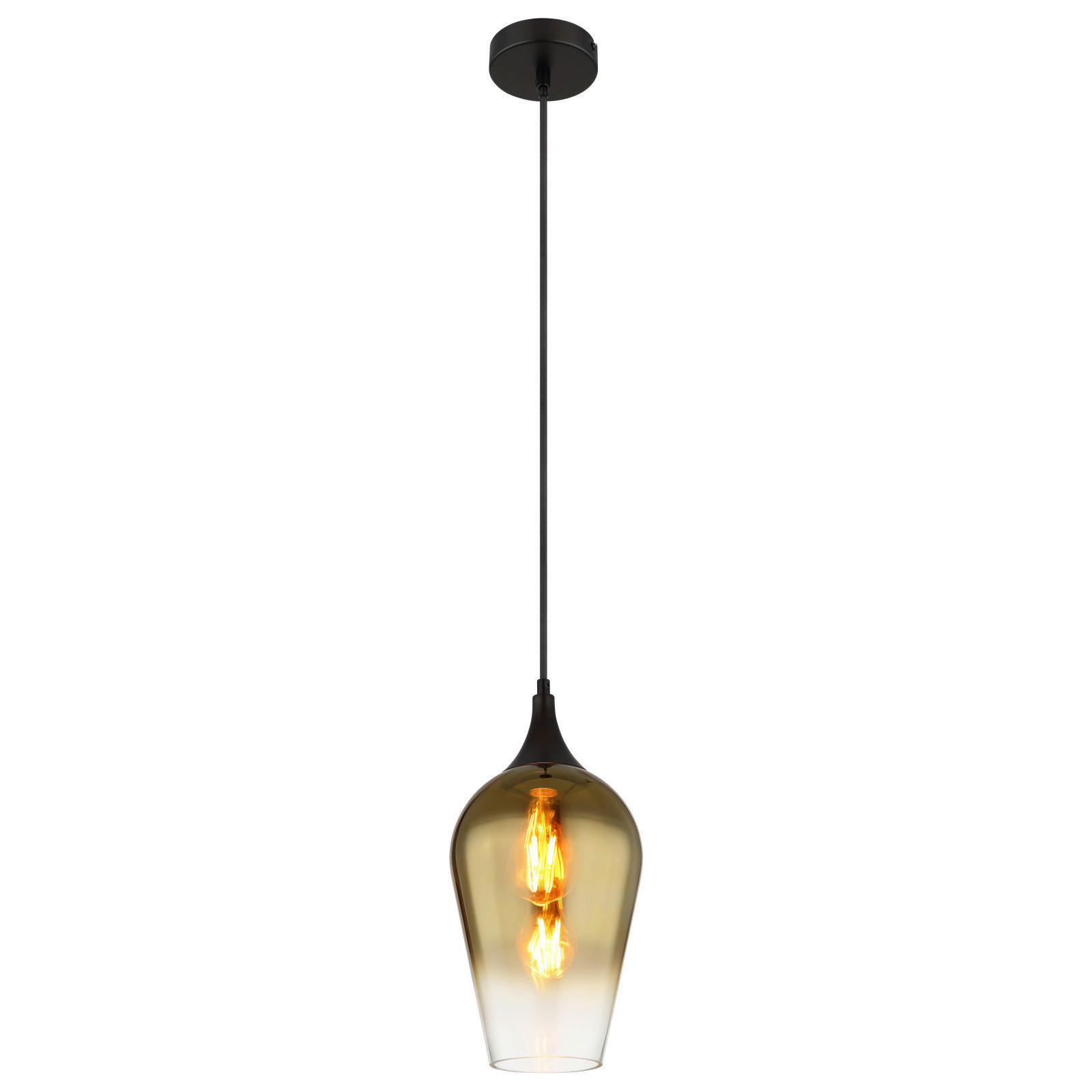 Globo ZÁVĚSNÉ SVÍTIDLO, E27/60 W, 18/120 cm