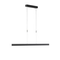 LED-HÄNGELEUCHTE Straight 140/90-150 cm   - Schwarz/Nickelfarben, Basics, Metall (140/90-150cm) - Schöner Wohnen