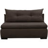 SCHLAFSOFA Cord Braun  - Schwarz/Braun, Design, Kunststoff/Textil (154/93/85cm) - MID.YOU