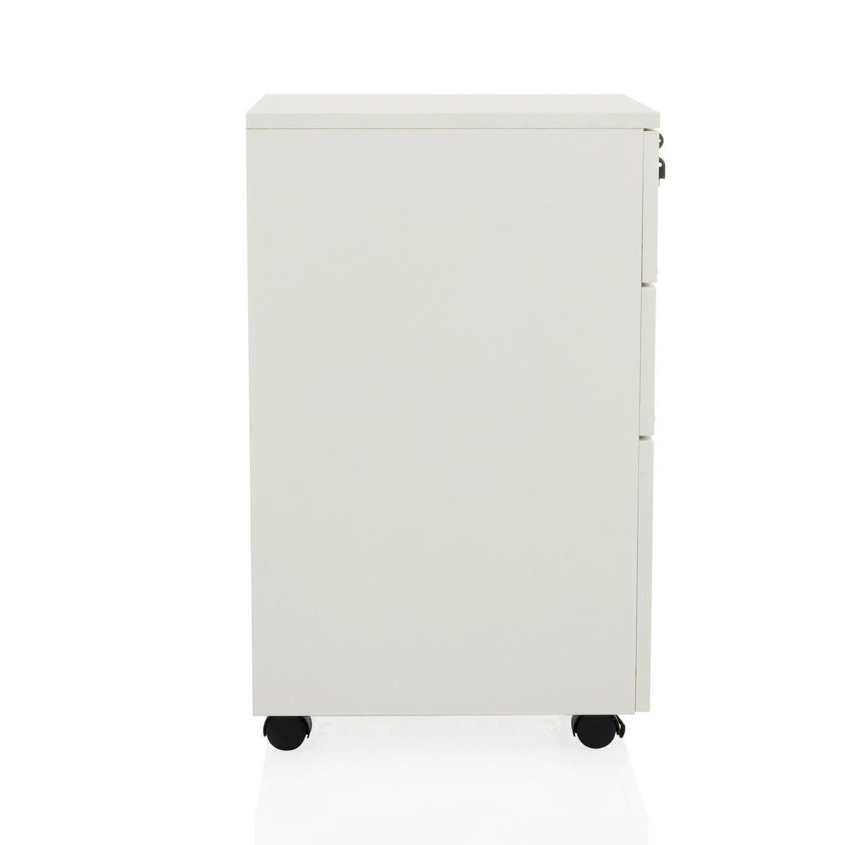 ROLLCONTAINER Weiß  - Weiß, MODERN, Holzwerkstoff/Kunststoff (41,5/66/40cm) - MID.YOU
