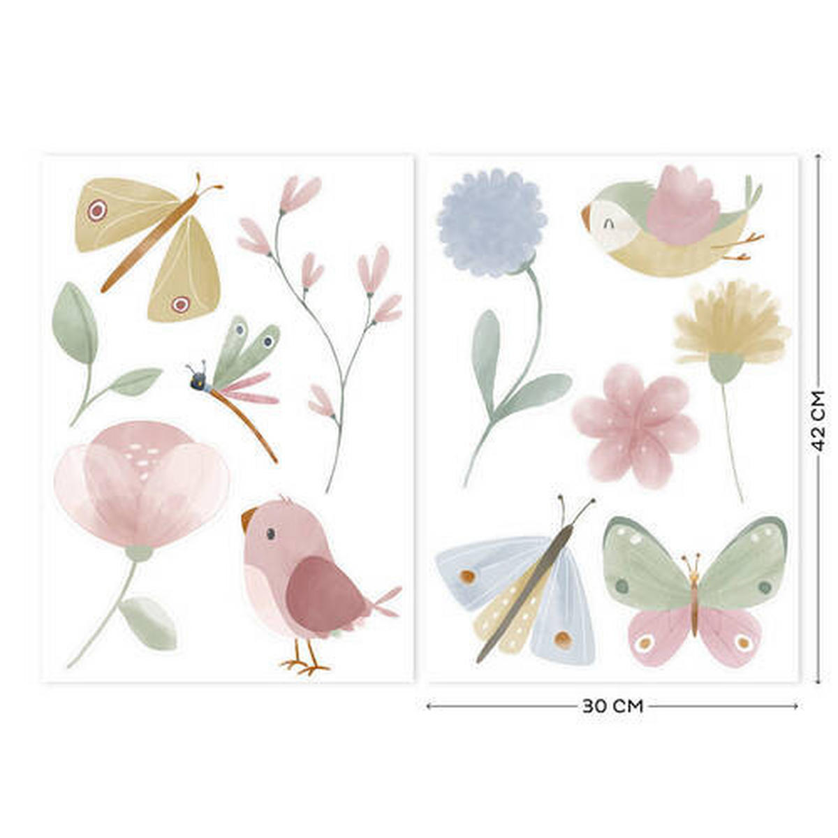 DEKOSTICKER   30/42 cm   - Multicolor, Basics, Kunststoff (30/42cm)