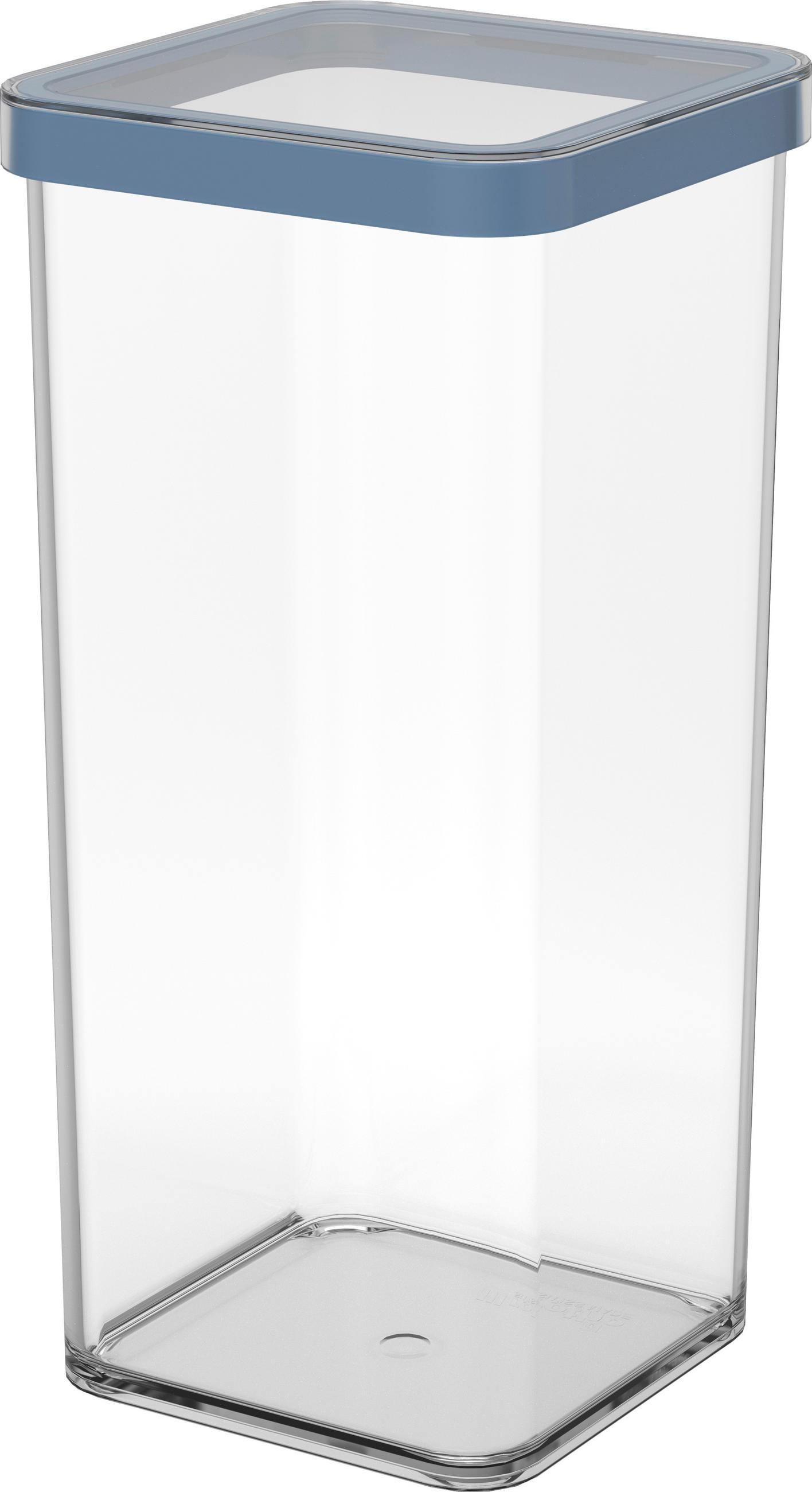 VORRATSDOSE LOFT 1,5 L  - Pastellblau/Transparent, KONVENTIONELL, Kunststoff (10/10/21.4cm) - Rotho