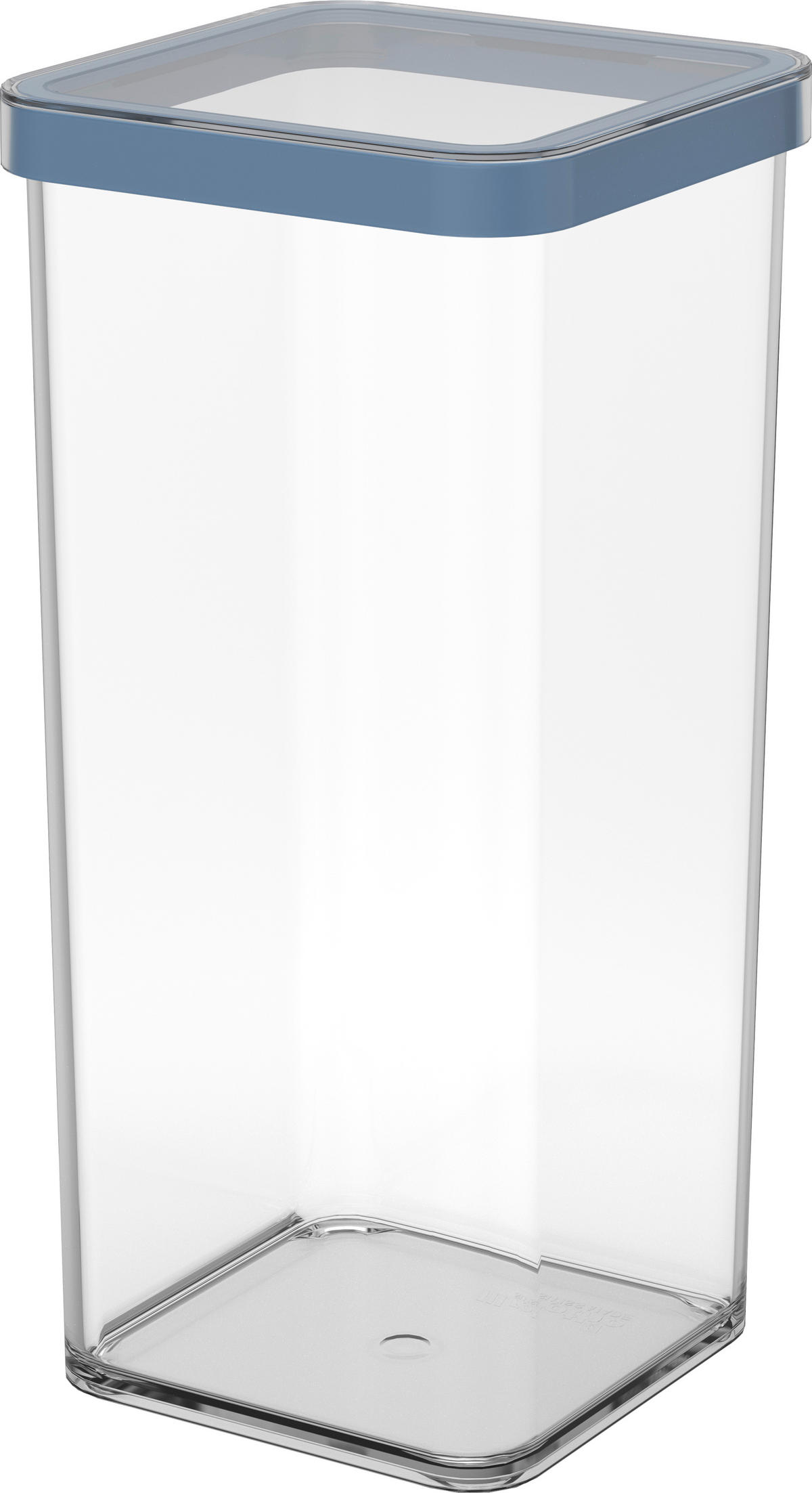 VORRATSDOSE LOFT 1,5 L  - Pastellblau/Transparent, KONVENTIONELL, Kunststoff (10/10/21.4cm) - Rotho