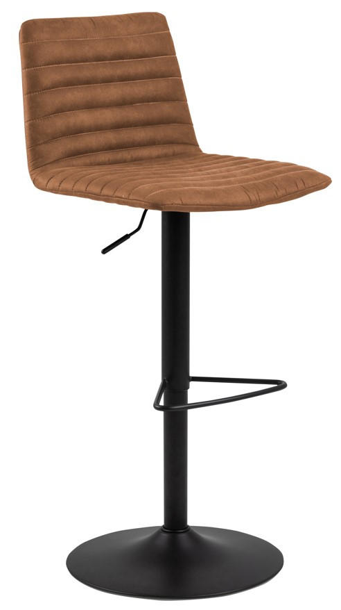 BARSKA STOLICA  smeđa  tekstil      - smeđa/crna, Trend, tekstil/metal (50/110,5/46cm) - MID.YOU