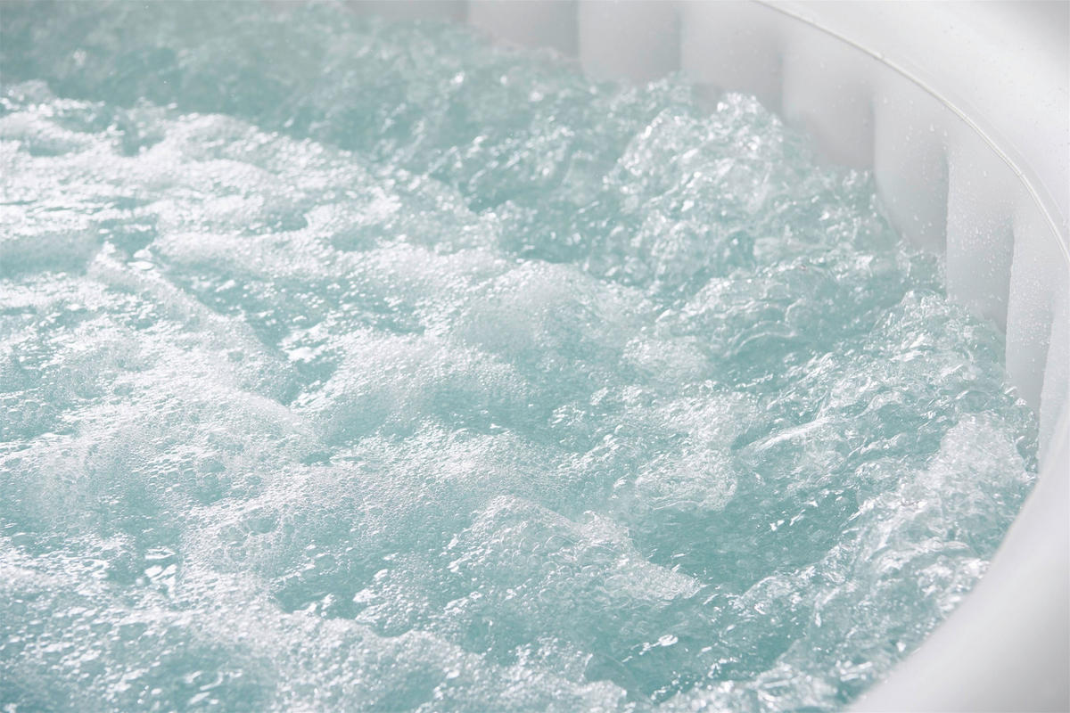 WHIRLPOOL MSPA COMFORT OTTOMAN 204/70 cm  - Anthrazit/Weiß, KONVENTIONELL, Kunststoff (204/70cm) - Atrigo
