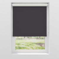 VERDUNKELUNGSROLLO  black-out (lichtundurchlässig)  40/190 cm    - Schwarz, Design, Kunststoff/Textil (40/190cm)