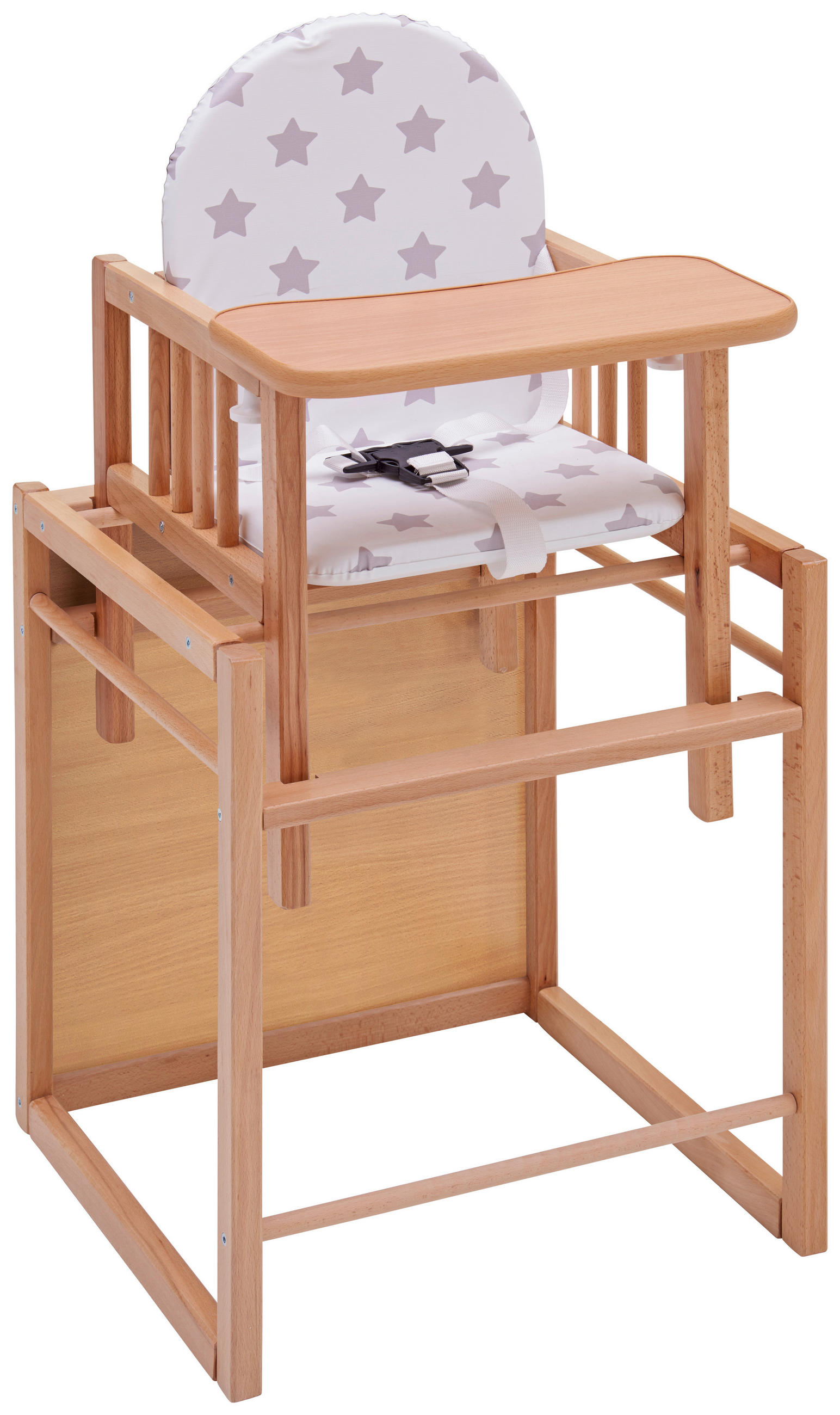 KOMBINOVANA HRANILICA  Viki  - boja bukve/prirodna boja, Konvencionalno, drvo/pločasti materijal - My Baby Lou