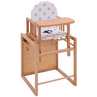 KOMBINOVANA HRANILICA  Viki  - boja bukve/prirodna boja, Konvencionalno, drvo/pločasti materijal - My Baby Lou