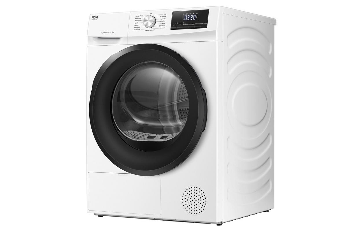 WÄRMEPUMPENTROCKNER WPTO9-13DE  - Weiß, Trend, Kunststoff/Metall (59,5/84,5/62cm) - PKM