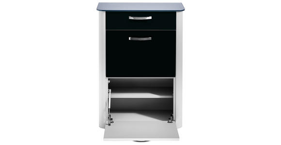SCHUHSCHRANK 71/97/35 cm - Chromfarben/Silberfarben, Basics, Glas/Holzwerkstoff (71/97/35cm) - Moderano