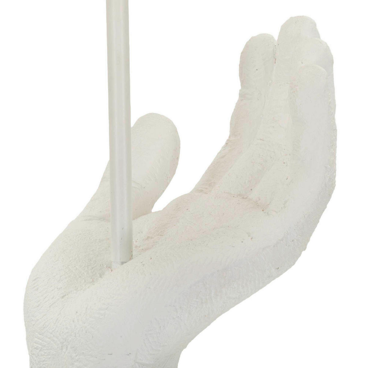 TISCHLEUCHTE - Weiß, Basics, Kunststoff/Textil (35/93/35cm)