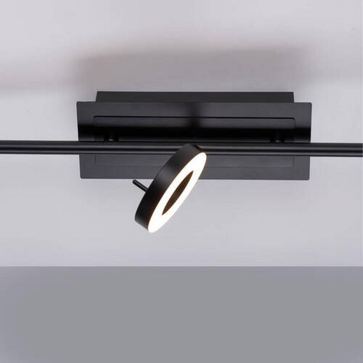 LED-BADEZIMMER-DECKENLEUCHTE - Anthrazit, Design, Kunststoff/Metall (67/18/19cm) - Paul Neuhaus