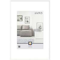 RÁM NA OBRAZY, 1 foto 61 cm x 91,5 cm - biela, Basics, plast (63/93,5/2,5cm)