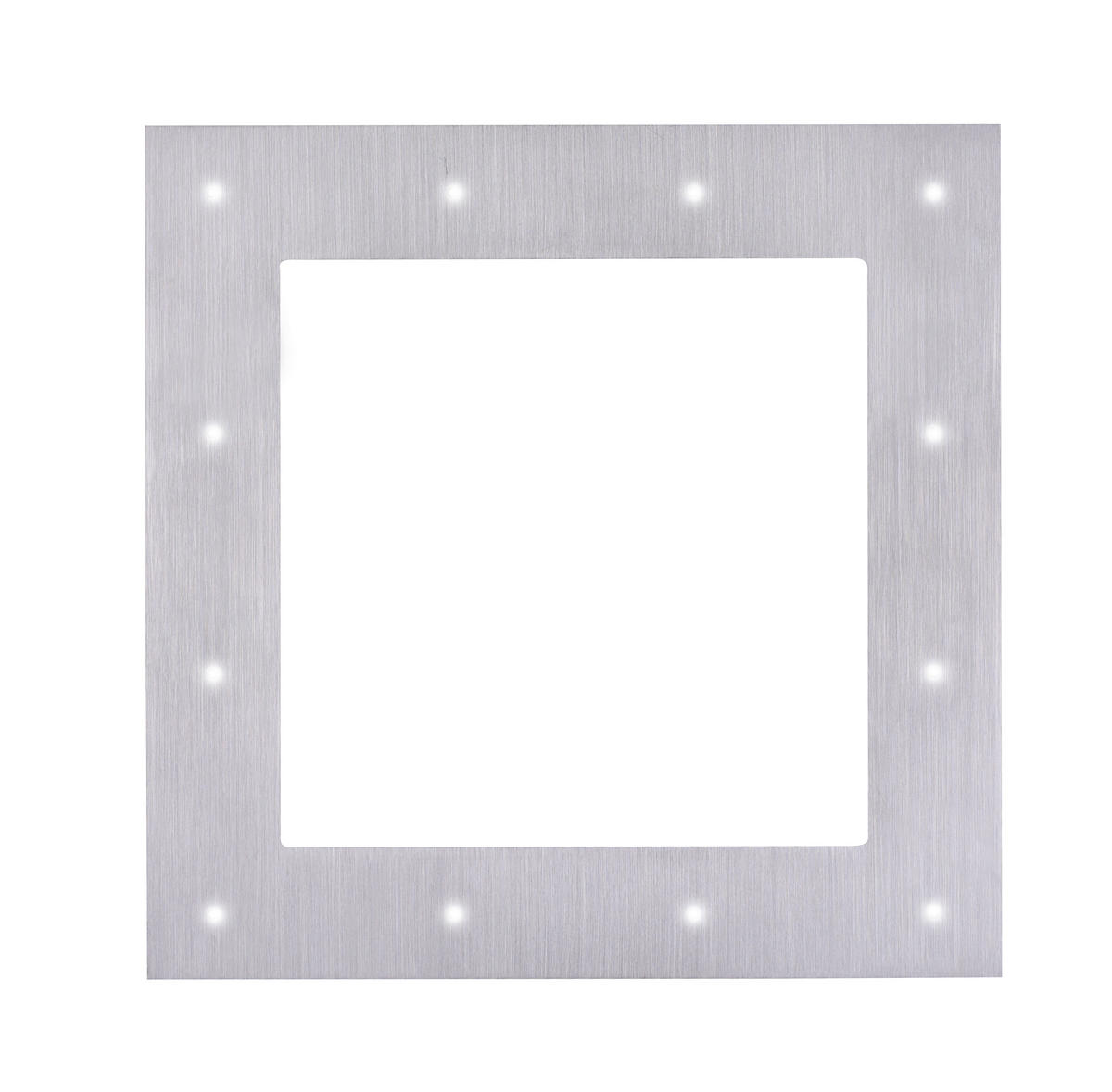 LED-HÄNGELEUCHTE PURE-COSMO 50/50/200 cm   - Alufarben, Design, Kunststoff/Metall (50/50/200cm)