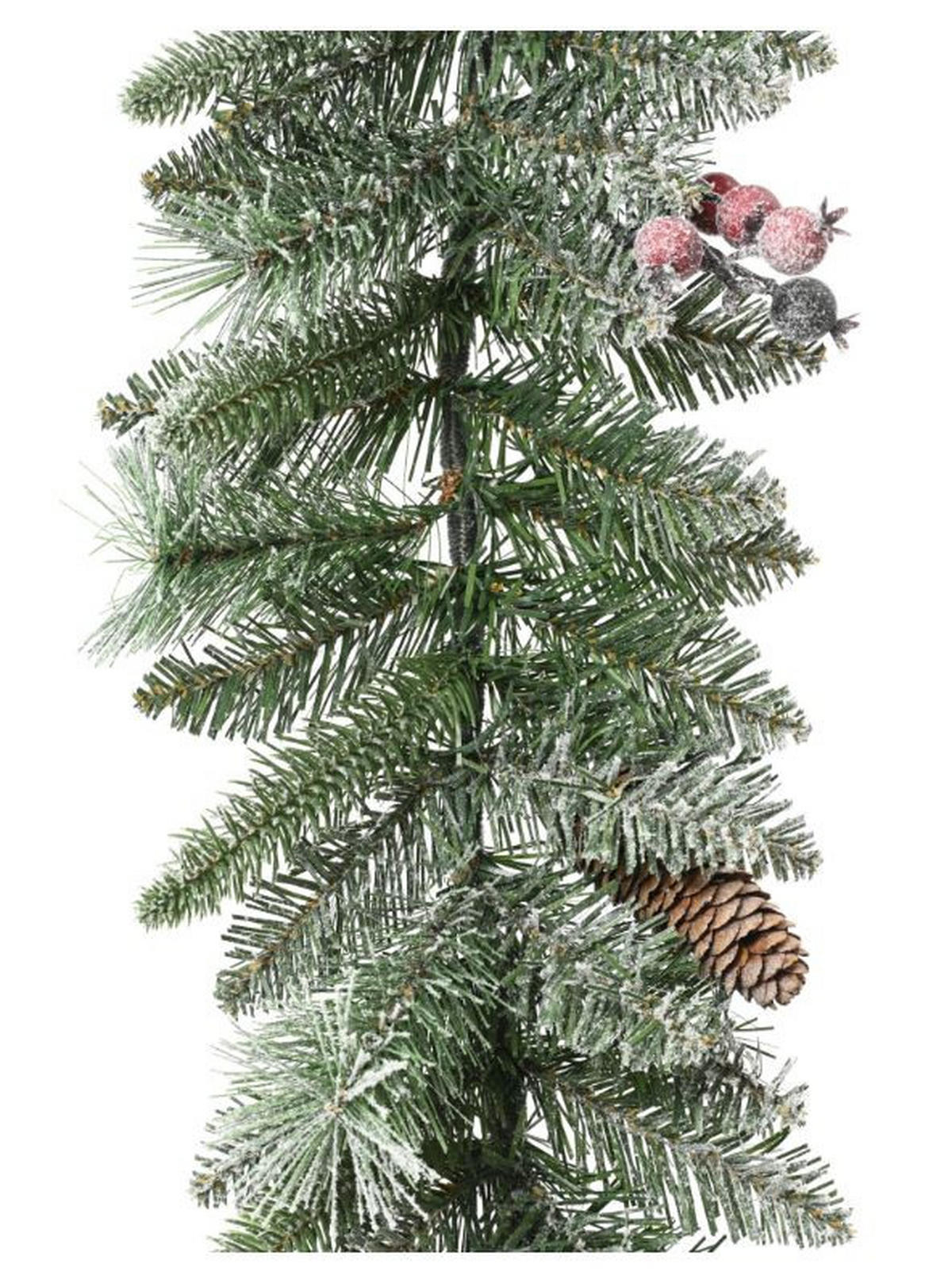 BOŽIĆNA GIRLANDA - bijela/zelena, Basics, metal/plastika (20/270cm) - X-Mas