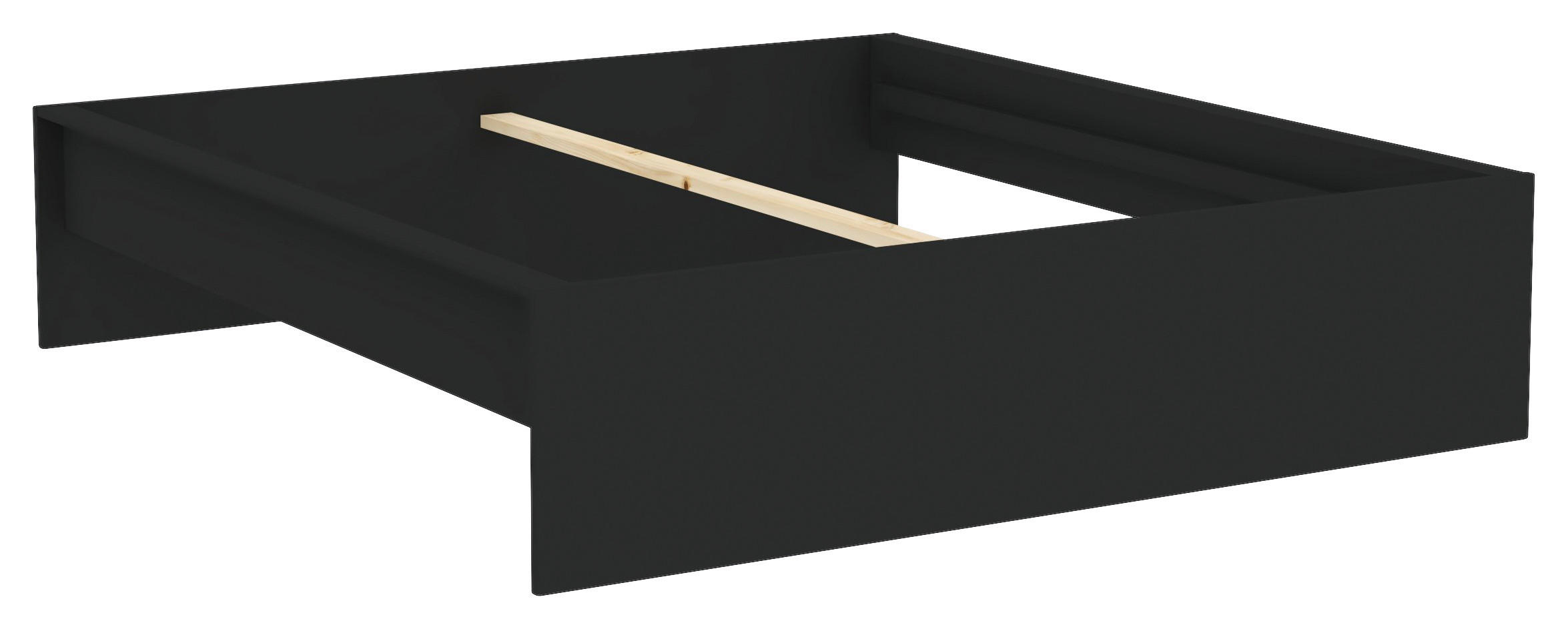 POSTEĽNÝ RÁM, 180/200 cm - antracitová, Konventionell, kompozitné drevo (180/200cm) - Hom`in