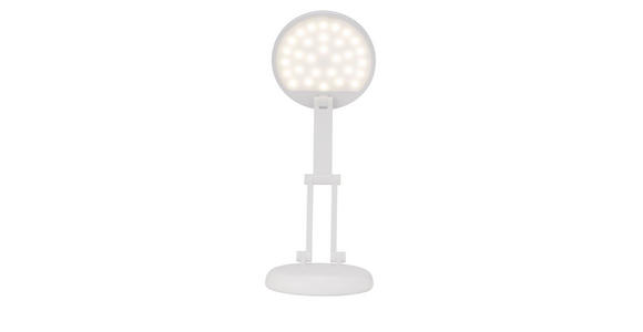 LED-SCHREIBTISCHLEUCHTE 12,5/23,5 cm   - Weiß, Basics, Kunststoff (12,5/23,5cm) - Novel