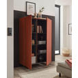 HIGHBOARD Schwarz, Rotbraun  95/134/38 cm  - Rotbraun/Schwarz, MODERN, Holzwerkstoff/Metall (95/134/38cm) - Carryhome