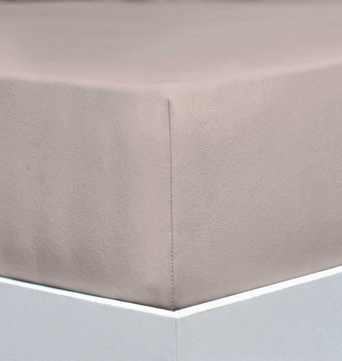 SPANNLEINTUCH 180-200/200-220 cm Jersey  - Beige, Basics, Textil (180-200/200-220cm) - Florella
