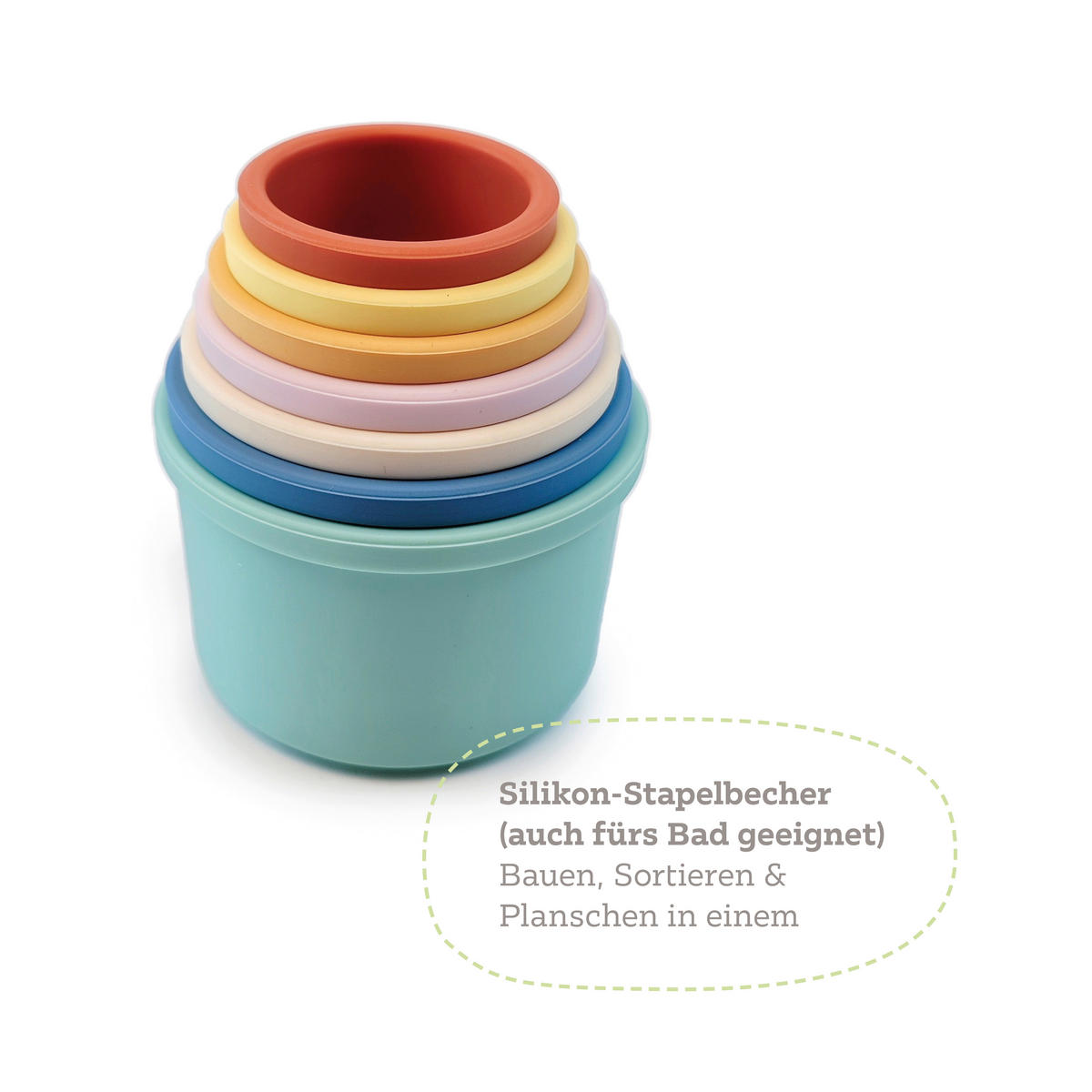 BABYBOX FORMEN & FARBEN - Multicolor/Hellgrün, Basics, Naturmaterialien/Holz