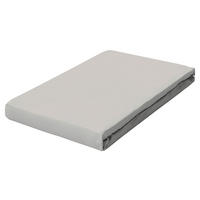 SPANNLEINTUCH 160/200 cm Frottee  - Hellgrau, Basics, Textil (160/200cm) - Schlafgut