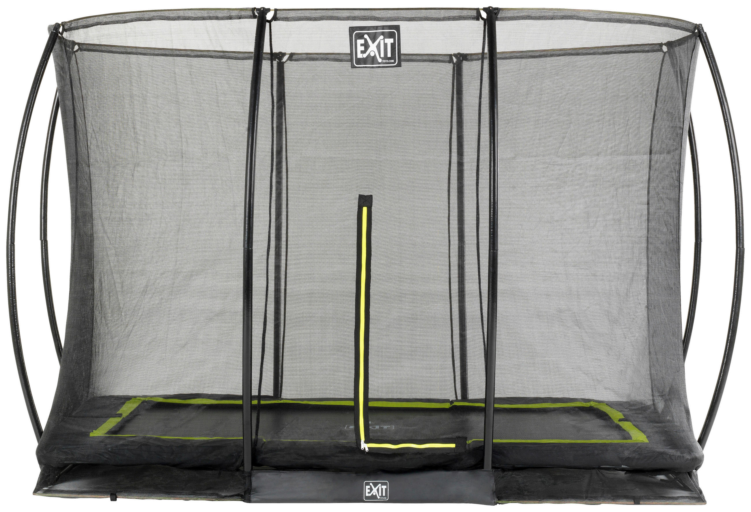 Trampolin 305x214 cm Mit Sicherheitsnetz