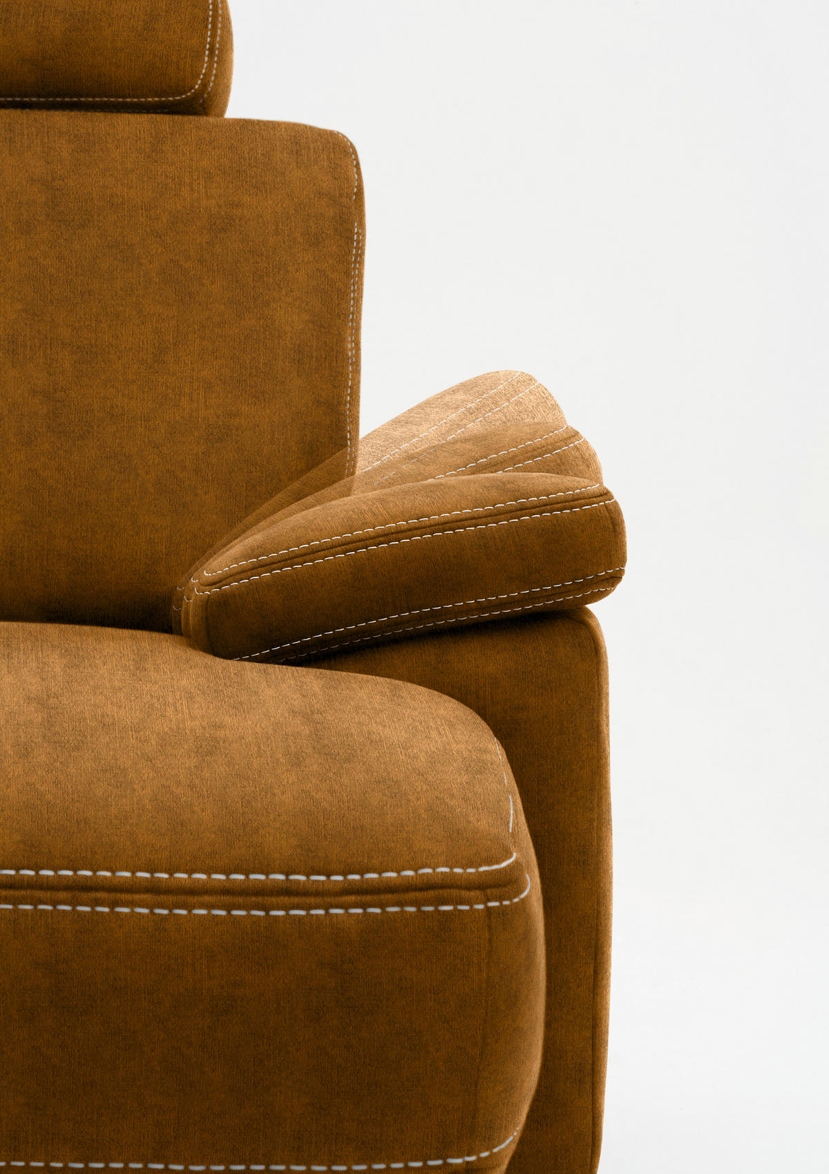 Beldomo System WOHNLANDSCHAFT in Velours Cognac online kaufen XXXLutz.at