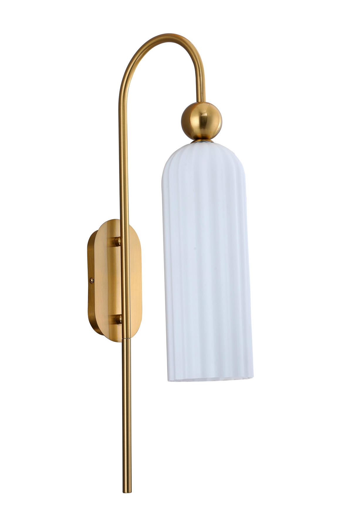 WANDLEUCHTE Piega   - Weiß, Basics, Glas (23.5/10/56.5cm)