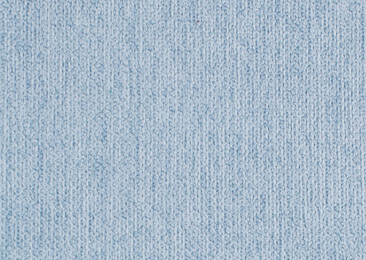 ECKSOFA in Flachgewebe Hellblau  - Schwarz/Hellblau, Design, Textil/Metall (190/309cm) - Beldomo Style