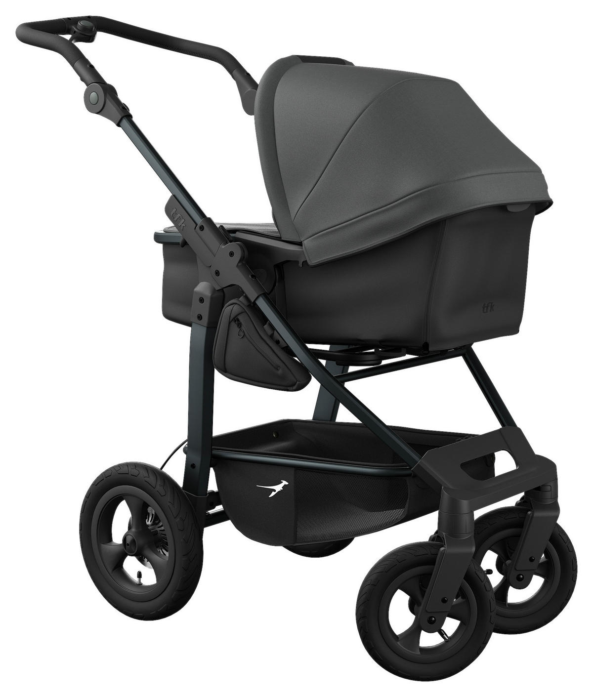 KOMBIKINDERWAGEN  - Anthrazit, Basics, Metall (57/110/108cm) - TFK