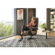 RELAXSESSEL in Leder Dunkelbraun  - Dunkelbraun/Schwarz, Design, Leder/Metall (76/110/86cm) - Dieter Knoll