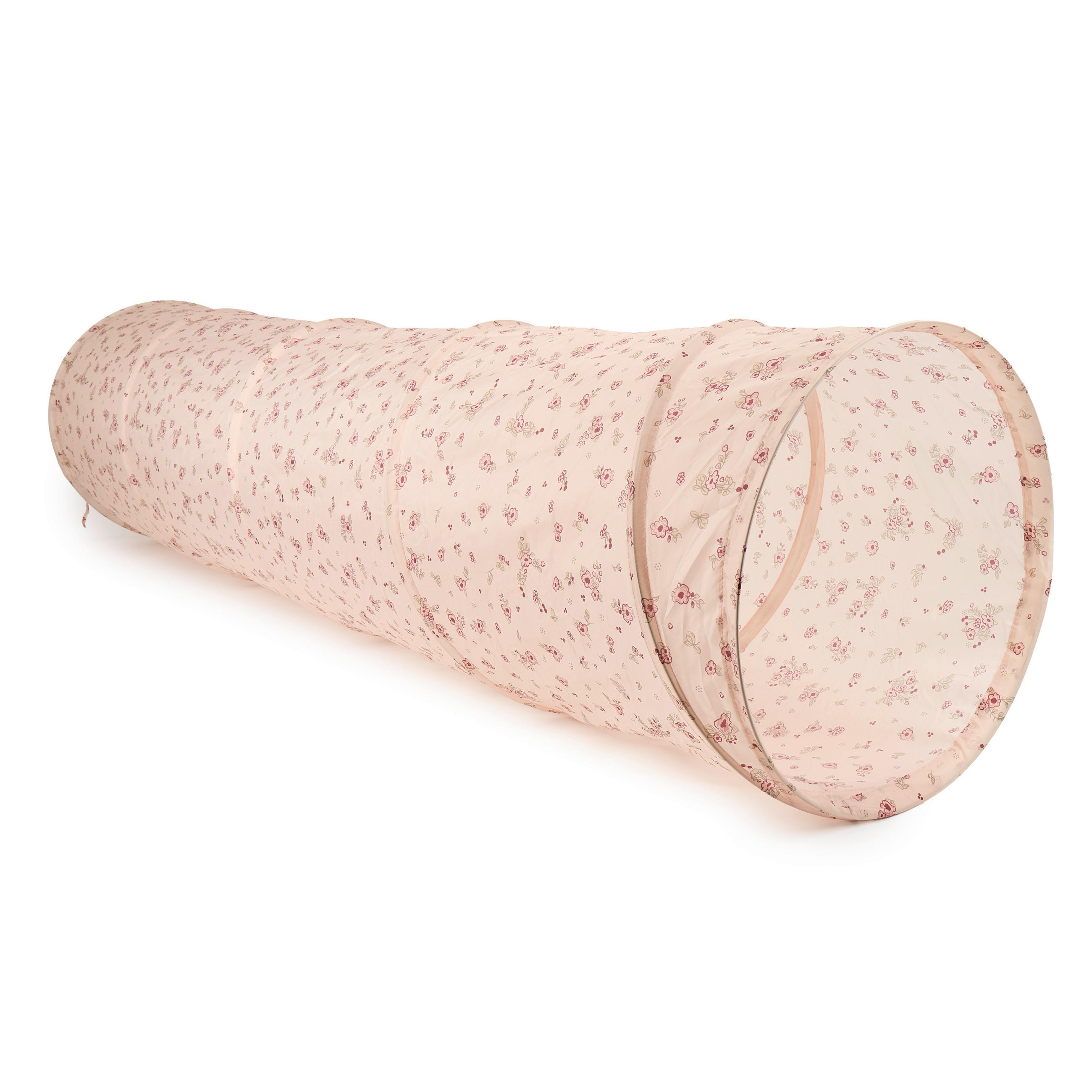 XXXLutz Spieltunnel Ella Pop Up Tunnel Dreamy Flowers Rosa, Creme 175 cm