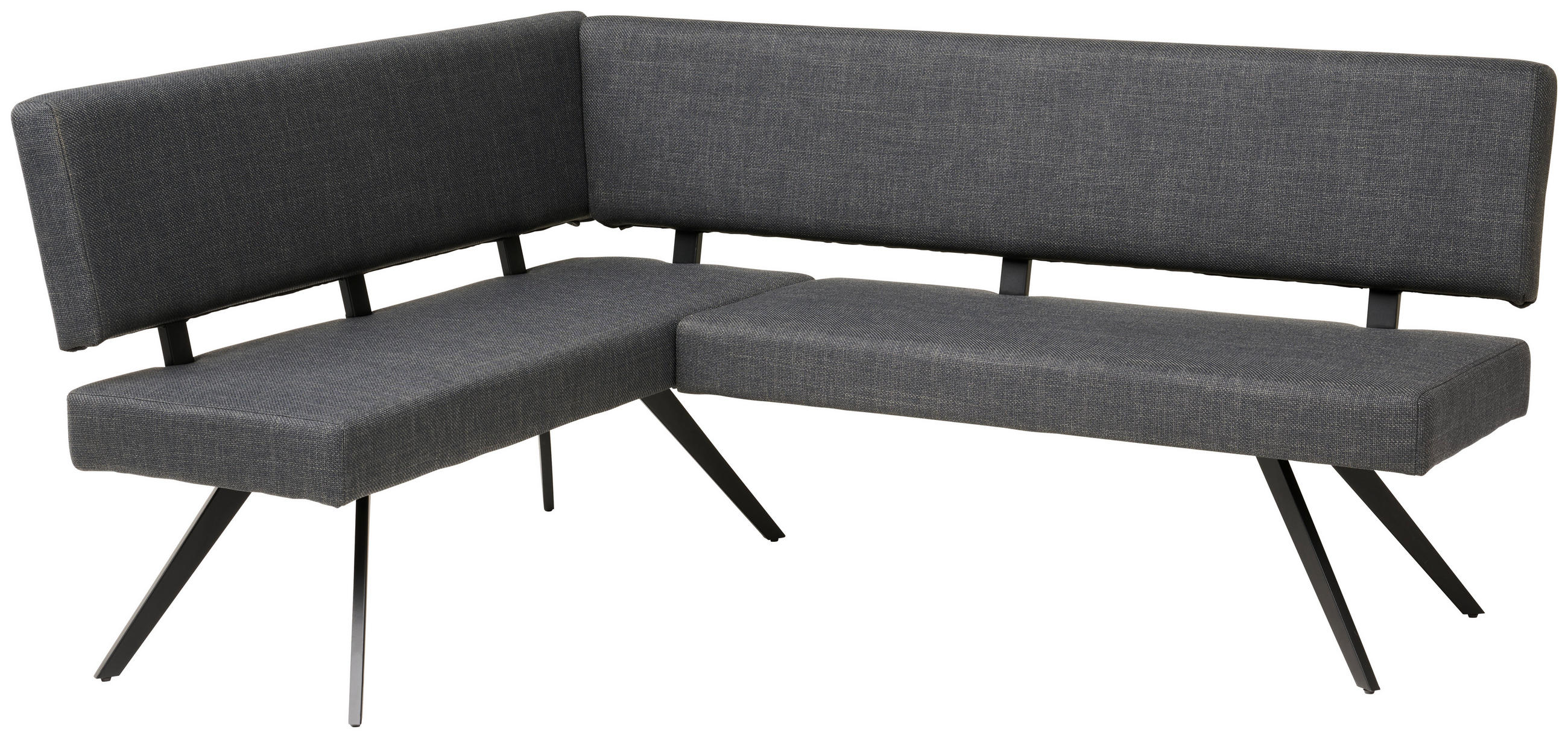 Livetastic Eckbank Dunkelgrau 190x150 cm