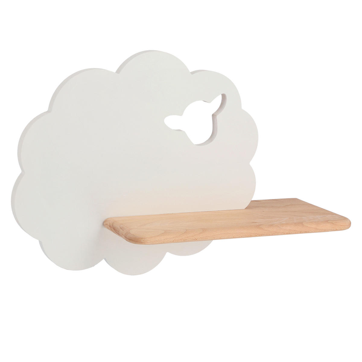 KINDERWANDLEUCHTE 36/12/24 cm   - Weiß, Basics, Holz/Holzwerkstoff (36/12/24cm)