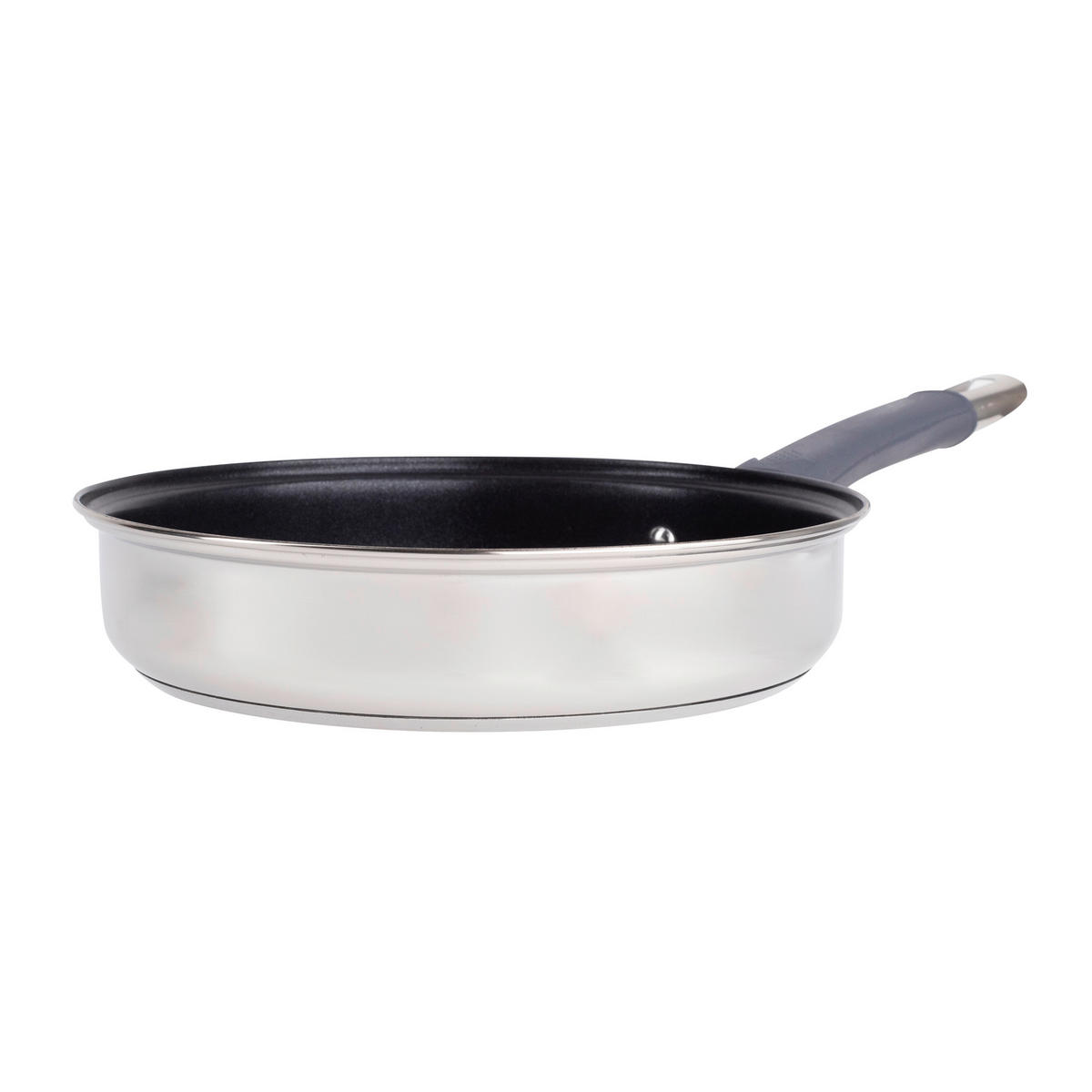 PFANNENSET Edelstahl 3-teilig  - Silberfarben, Basics, Metall