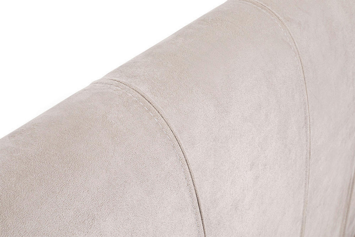 ČALOUNĚNÁ POSTEL, 180/200 cm, béžová - barvy dubu/béžová, Moderní, dřevo/textil (180/200cm) - Moderano