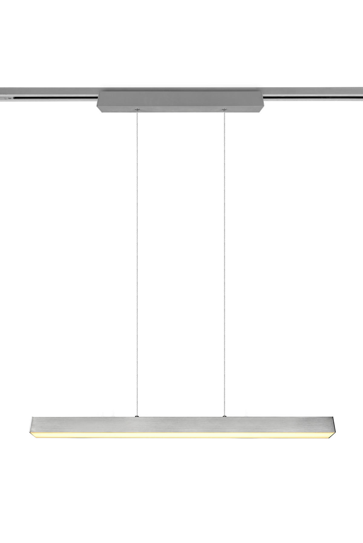 HÄNGLAMPA FÖR SKENSYSTEM DUOLINE   - nickelfärgad, Design, metall (90/180/5cm) - Trio Leuchten