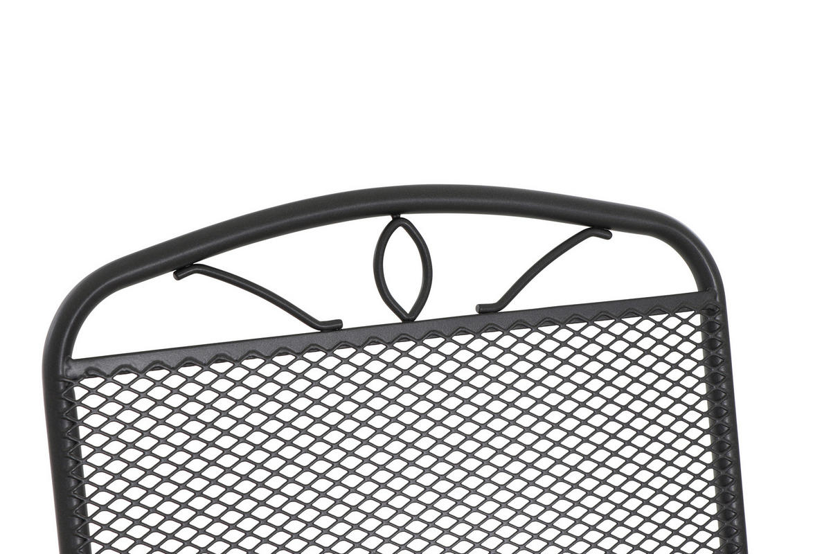 GARTENSESSEL-SET Metall Anthrazit  - Anthrazit, Basics, Metall (57/94/75cm) - Siena Garden
