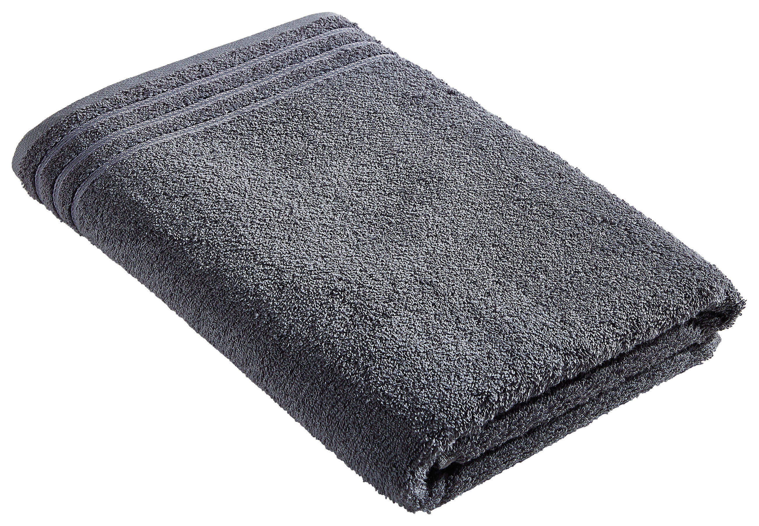 DUSCHTUCH 67/140 cm Grossetto  - Grau, Basics, Textil (67/140cm) - Vossen