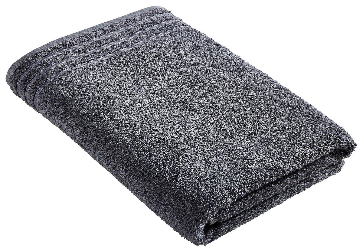 DUSCHTUCH 67/140 cm Grossetto  - Grau, Basics, Textil (67/140cm) - Vossen