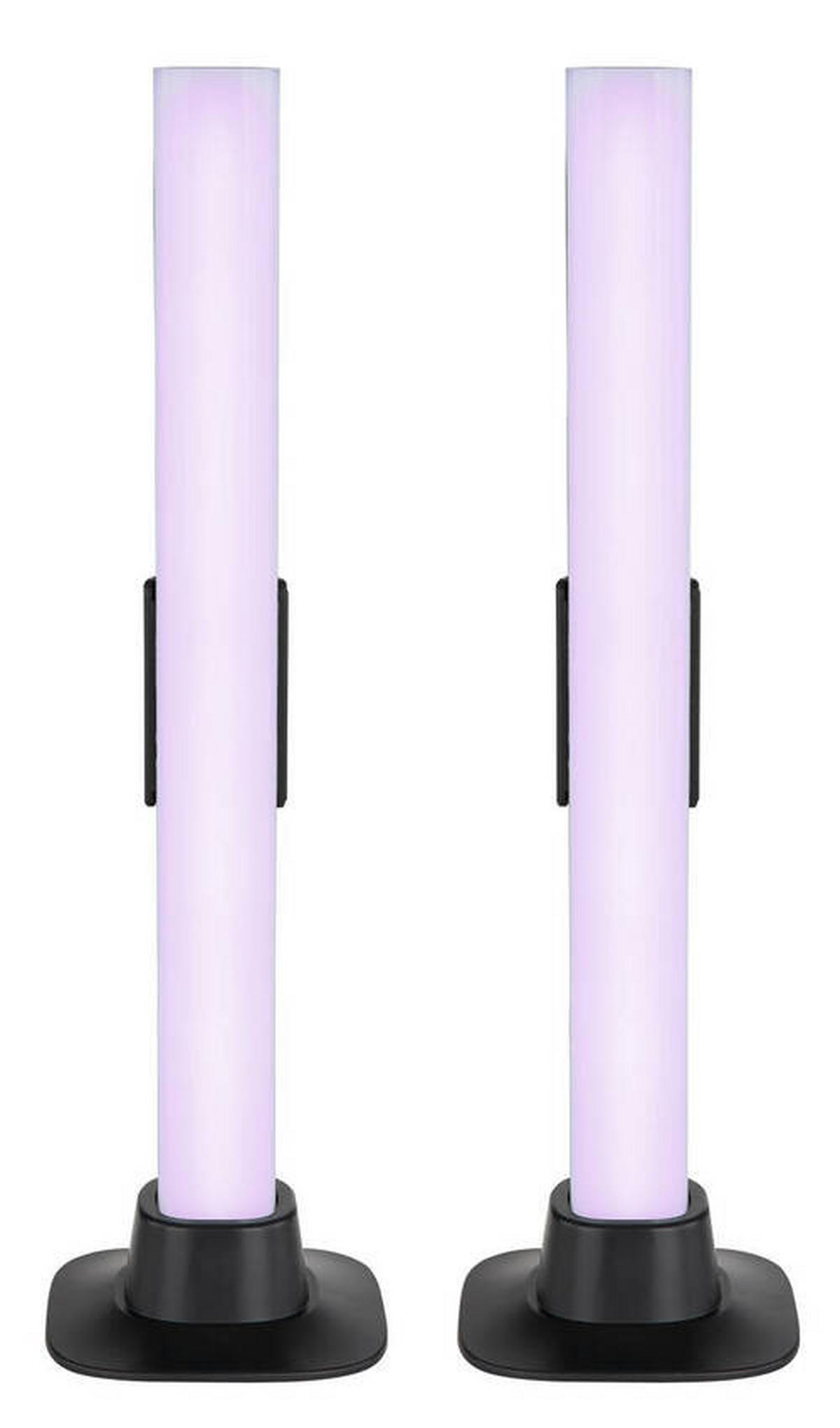NAMIZNA LED-SVETILKA     3/3/32,5 cm          - črna/opal, Design, umetna masa (3/3/32,5cm) - Globo