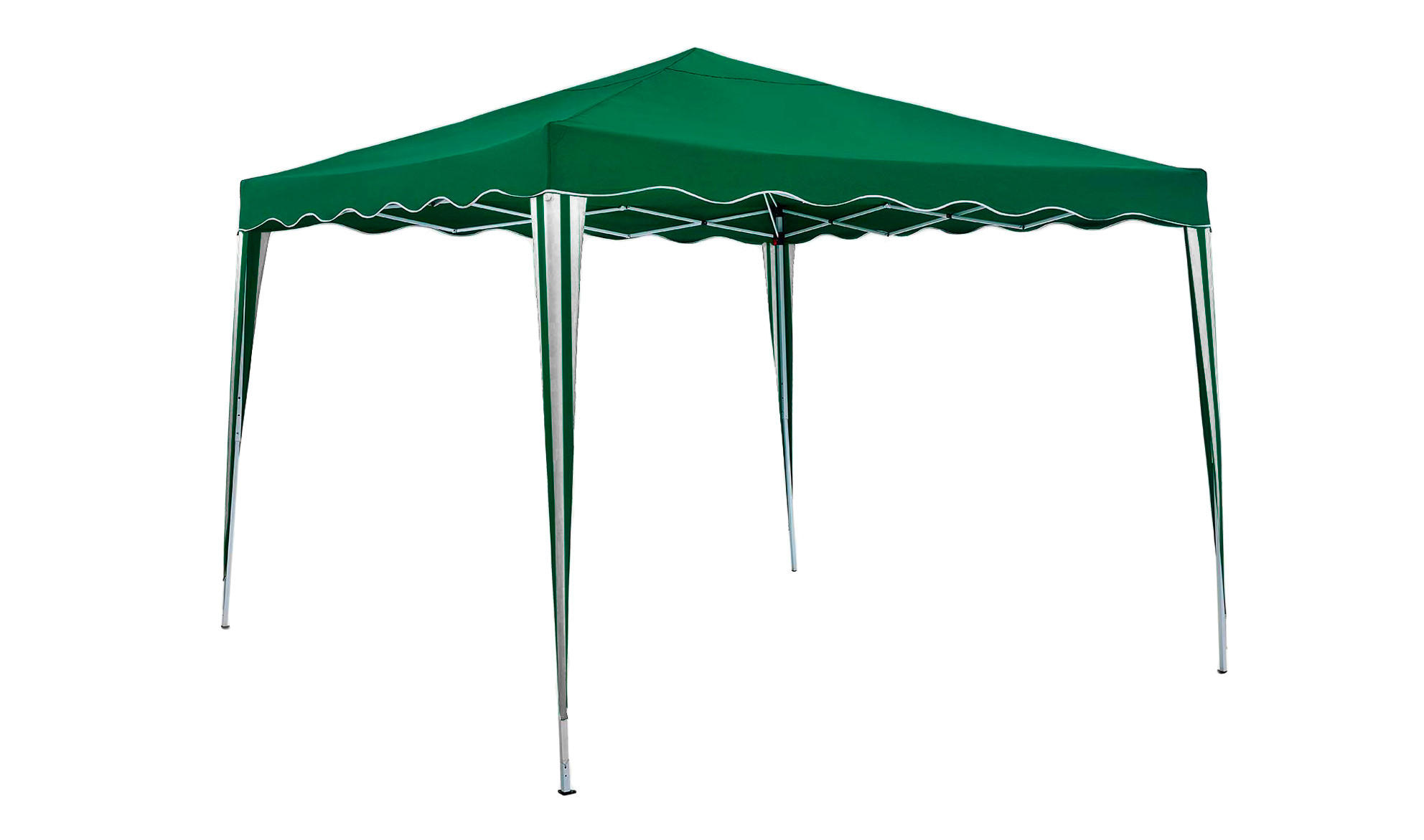 PAVILLON 295/260/295 cm   - Weiß/Grau, MODERN, Kunststoff/Metall (295/260/295cm) - Gardenson