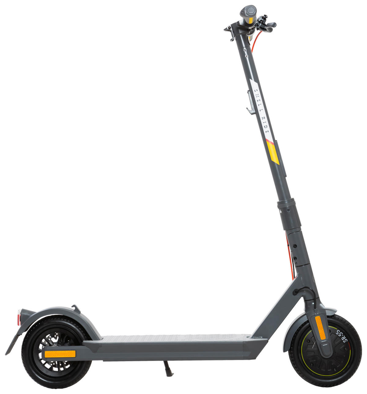 E-SCOOTER SHELL RIDE SR-5S CE  - Grau, KONVENTIONELL, Kunststoff/Metall (116/43/115cm)