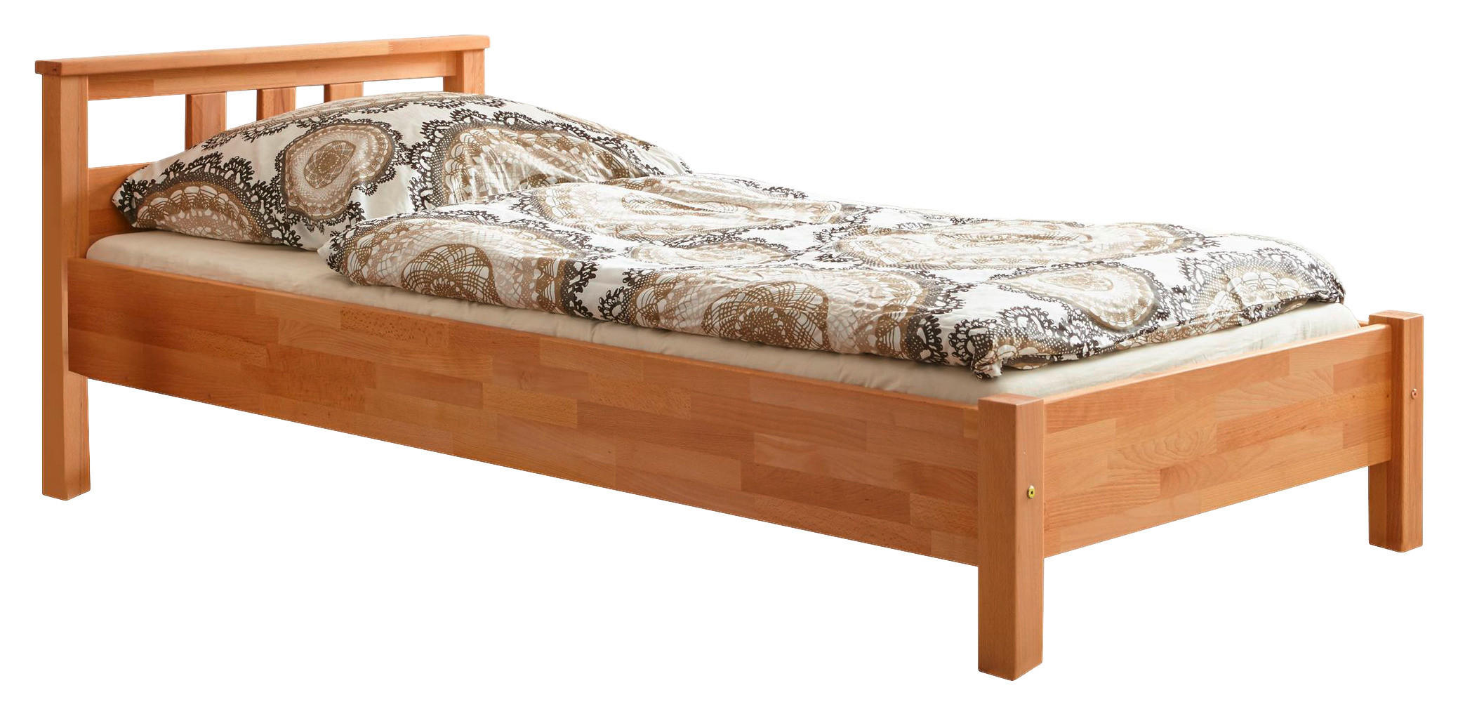 BETT 90/200 cm  in Buchefarben  - Buchefarben, KONVENTIONELL, Holz (90/200cm) - MID.YOU