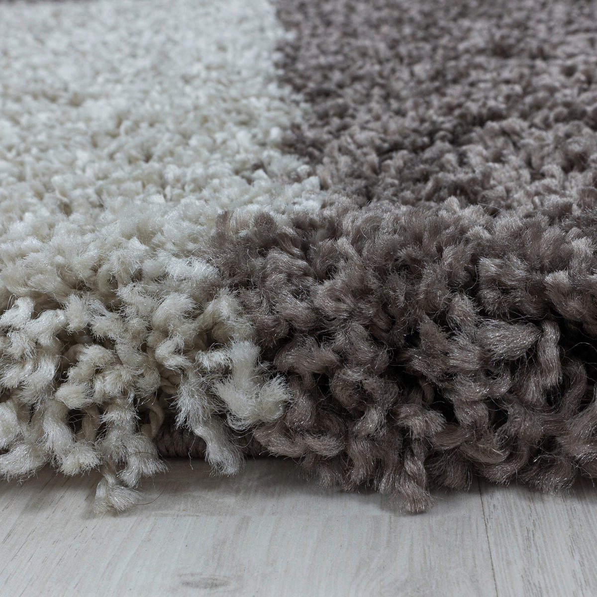 KOBEREC S VYSOKÝM VLASEM, 140/200 cm, šedohnědá - šedohnědá, Design, textil (140/200cm) - Novel