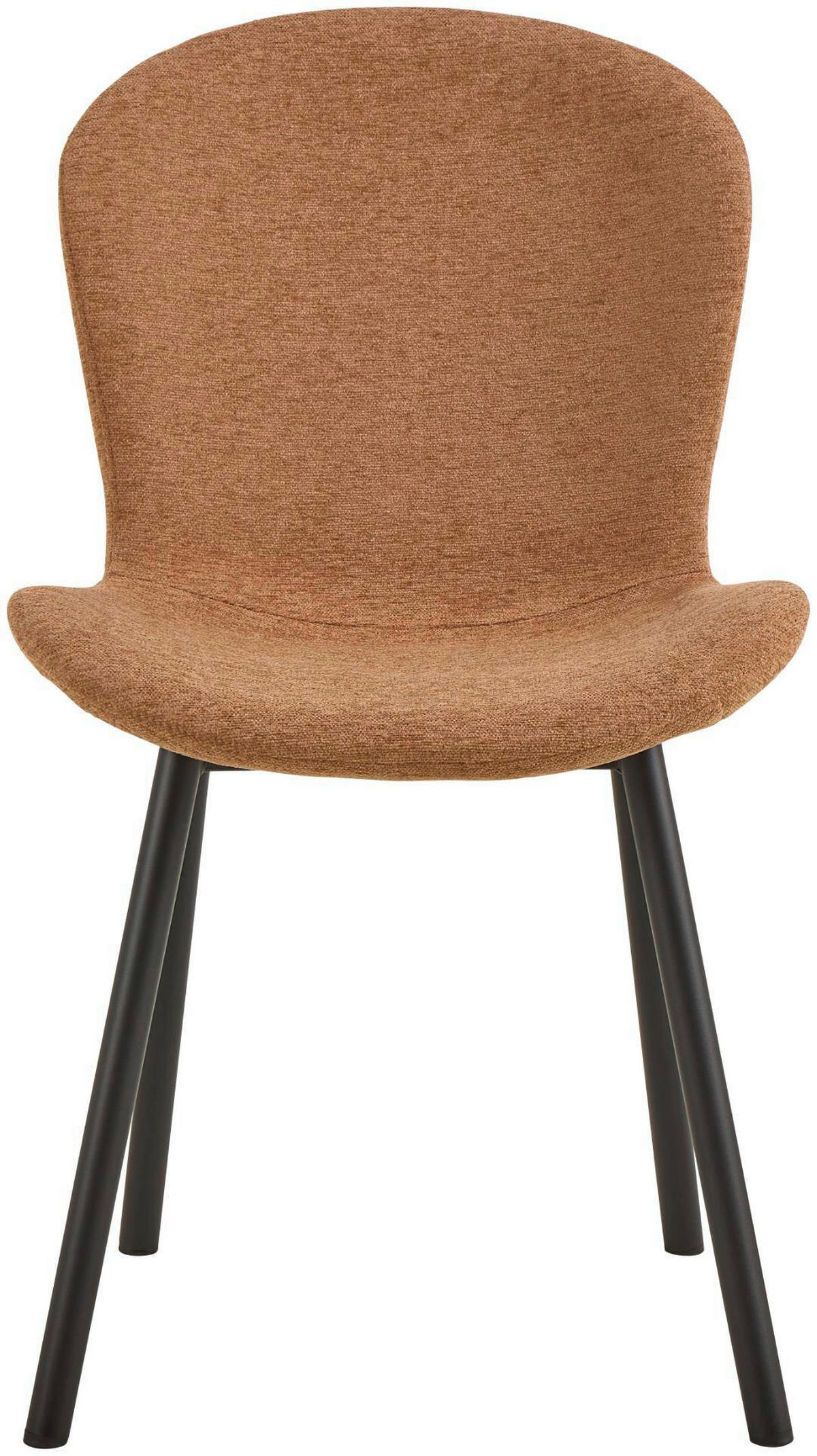 STOL 2 styck  flatväv  svart, terrakotta  - svart/terrakotta, Trend, metall/textil (50/86/58cm) - Best Price