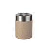 ZAHNPUTZBECHER Metall, Kunststoff  - Beige, Basics, Kunststoff/Metall (7,5/10,5/7,5cm) - Sadena